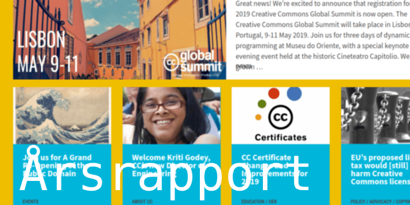 Se årets State of the Commons rapport: Nu 1,4 mia. CC-værker